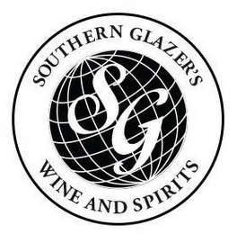 SG SOUTHERN GLAZER'S WINE AND SPIRITS logo