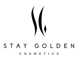 SG STAY GOLDEN COSMETICS logo