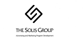SG THE SOLIS GROUP ADVERTISING AND MARKETING PROGRAM DEVELOPMENT logo