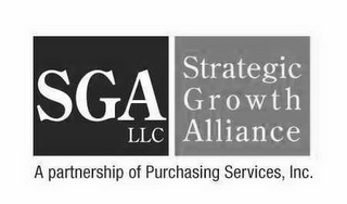 SGA LLC STRATEGIC GROWTH ALLIANCE A PARTNERSHIP OF PURCHASING SERVICES, INC logo