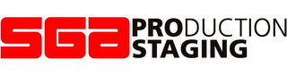 SGA PRODUCTION STAGING logo