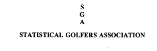 SGA STATISTICAL GOLFERS ASSOCIATION logo