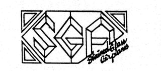 SGA TAINED GLASS AIRPLANES logo