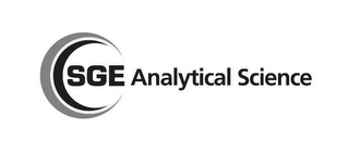 SGE ANALYTICAL SCIENCE logo