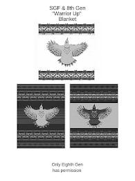 SGF & 8TH GEN "WARRIOR UP" BLANKET ONLYEIGHTH GEN HAS PERMISSION logo