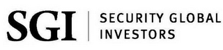 SGI SECURITY GLOBAL INVESTORS logo
