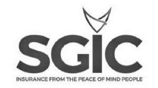 SGIC INSURANCE FROM THE PEACE OF MIND PEOPLE logo