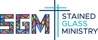 SGM STAINED GLASS MINISTRY logo