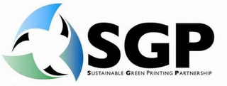 SGP SUSTAINABLE GREEN PRINTING PARTNERSHIP logo