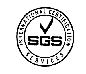 SGS INTERNATIONAL CERTIFICATION SERVICES logo