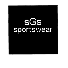 SGS SPORTSWEAR logo