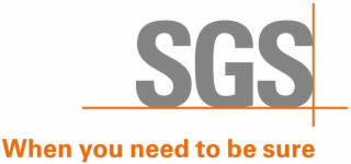 SGS WHEN YOU NEED TO BE SURE logo