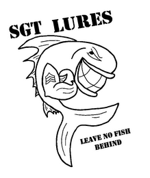SGT LURES LEAVE NO FISH BEHIND logo