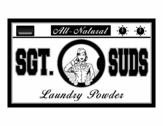 SGT. SUDS ALL-NATURAL LAUNDRY POWDER logo