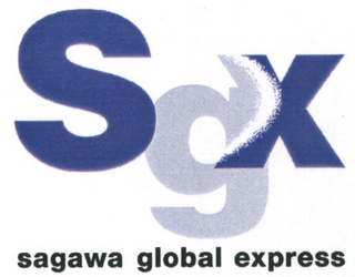 SGX SAGAWA GLOBAL EXPRESS logo
