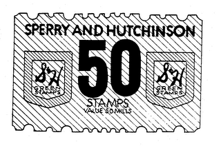 S&H GREEN STAMPS SPERRY AND HUTCHINSON logo