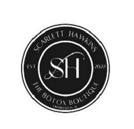SH SCARLETT HAWKINS THE BOTOX BOUTIQUE EST 2022 CHARLESTON, SC logo
