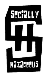 SH SOCIALLY HAZARDOUS logo