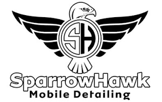 SH SPARROWHAWK MOBILE DETAILING logo