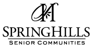 SH SPRING HILLS SENIOR COMMUNITIES logo