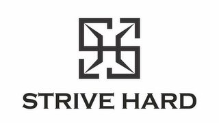 SH STRIVE HARD logo