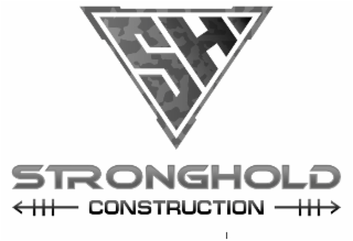 SH STRONGHOLD CONSTRUCTION logo