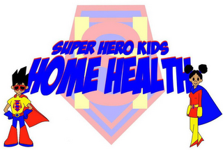 SH SUPER HERO KIDS HOME HEALTH logo