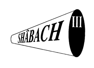 SHABACH III logo