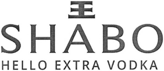 SHABO HELLO EXTRA VODKA logo