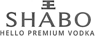 SHABO HELLO PREMIUM VODKA logo