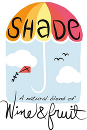 SHADE A NATURAL BLEND OF WINE & FRUIT logo