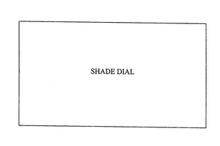 SHADE DIAL logo