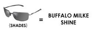 {SHADES}= BUFFALO MILKE SHINE logo
