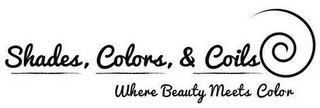 SHADES, COLORS, & COILS, WHERE BEAUTY MEETS COLOR logo
