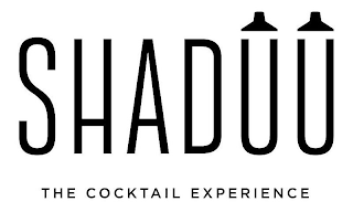 SHADUU THE COCKTAIL EXPERIENCE logo