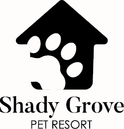 SHADY GROVE PET RESORT logo