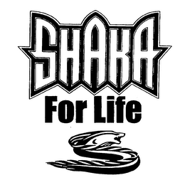 SHAKA FOR LIFE logo