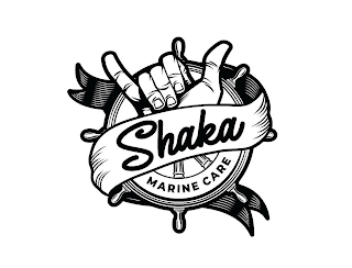 SHAKA MARINE CARE logo