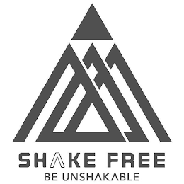 SHAKE FREE BE UNSHAKABLE logo