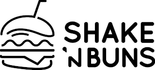SHAKE 'N BUNS logo