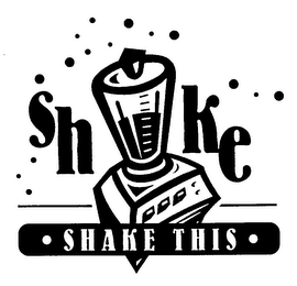 SHAKE SHAKE THIS logo