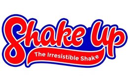 SHAKE UP THE IRRESISTIBLE SHAKE logo