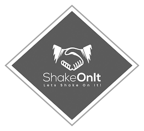 SHAKEONIT LETS SHAKE ON IT! logo