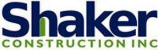 SHAKER CONSTRUCTION INC logo