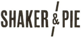SHAKER & PIE logo