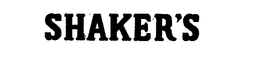 SHAKER'S logo