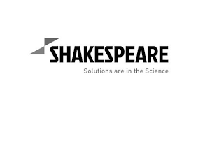 SHAKESPEARE SOLUTIONS ARE IN THE SCIENCE logo