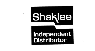 SHAKLEE INDEPENDENT DISTRIBUTOR logo