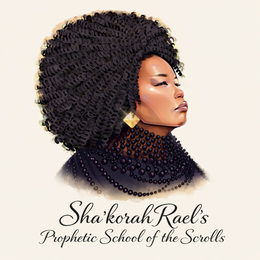 SHA'KORAH RAEL'S PROPHETIC SCHOOL OF THE SCROLLS logo