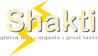 SHAKTI GLUTEN FREE ORGANIC GREAT TASTE logo